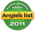 Angie's List Super Service Award 2011 | Columbia Heating & Cooling HVAC Products and Services Portland, OR