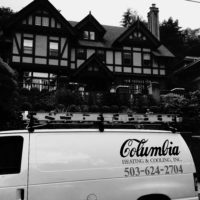 Columbia HVAC Truck out for Service | Columbia Heating and Cooling Portland